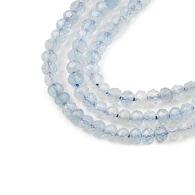 Natural Aquamarine Beads Strands G-ONLY-T-B04-01-1