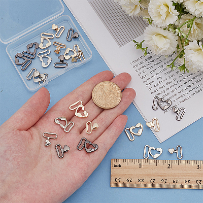 12Pcs 3 Colors Alloy Clasps FIND-AR0006-34-1