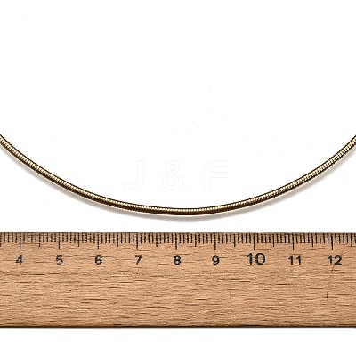 Casual Style 304 Stainless Steel Snake Chain Choker Necklaces X-STAS-O037-05G-1