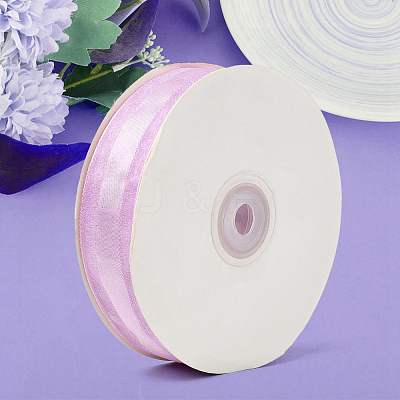 1Roll Solid Color Organza Ribbons ORIB-CY0001-02A-1