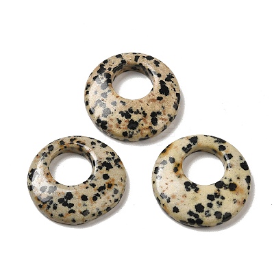 Natural Dalmatian Jasper Pendants G-T122-76J-1