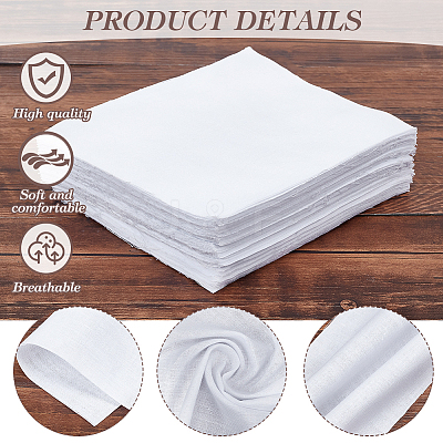 Cotton Handkerchief DIY-WH0502-03-1