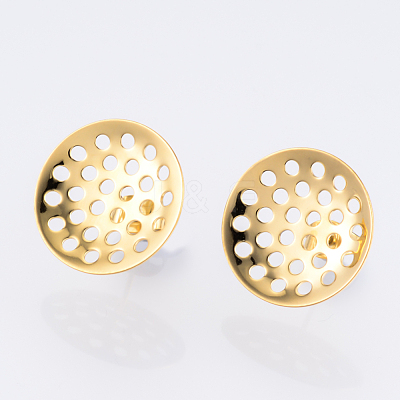 304 Stainless Steel Stud Earring Findings STAS-Q231-03C-G-1