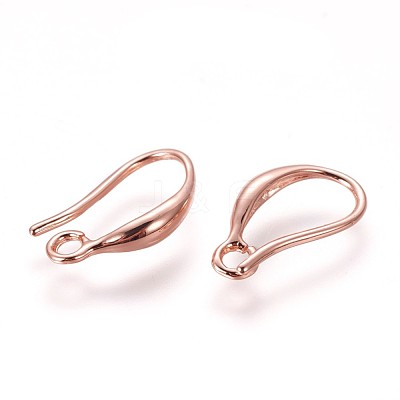 Brass Earring Hooks KK-L177-29RG-1