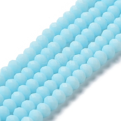 Glass Beads Strands EGLA-A034-P3mm-MD06-1