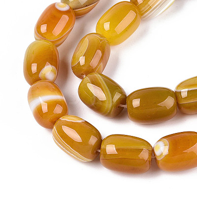 Natural Agate Beads Strands G-N356-02A-06-1