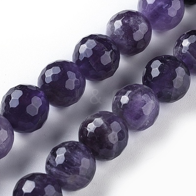 Natural Amethyst Beads Strands G-F653-22-1