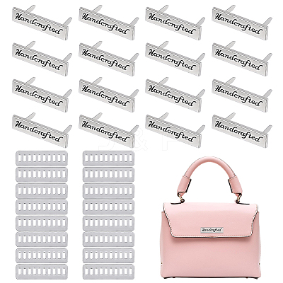 16 Sets Alloy Handcrafted Label DIY-PH0035-74P-1