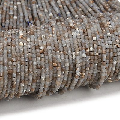 Natural Angelite Beads Strands G-RM2025-D45-2x2mm-1