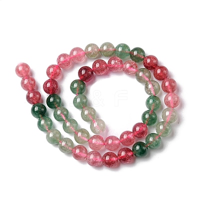 Natural Strawberry Quartz Beads Strands G-C029-03-1