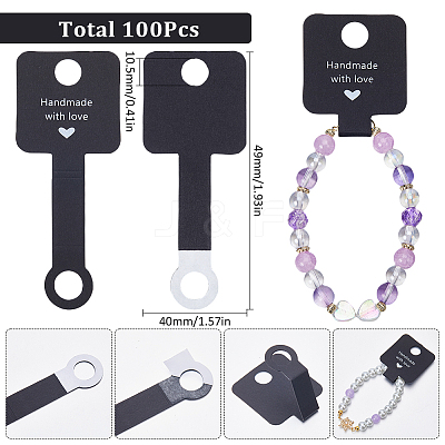100Pcs Paper Display Cards CDIS-SC0001-08-1