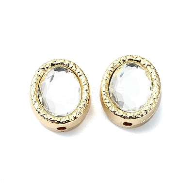 Rack Plating Alloy Beads PALLOY-Z004-02G-04-1