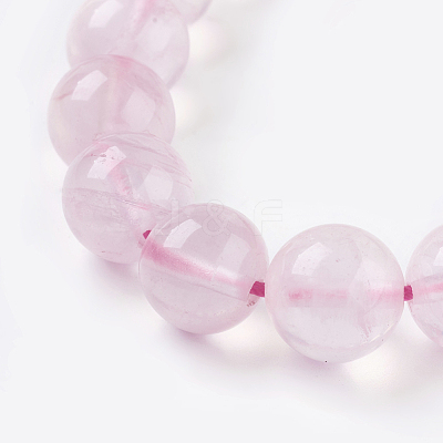 Natural Rose Quartz Beads Strands X-G-C076-12mm-3-1