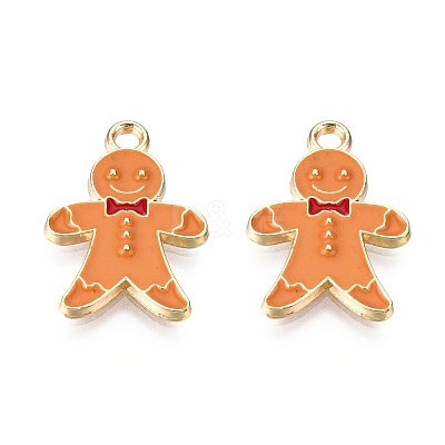 Alloy Enamel Pendants ENAM-T009-42B-1