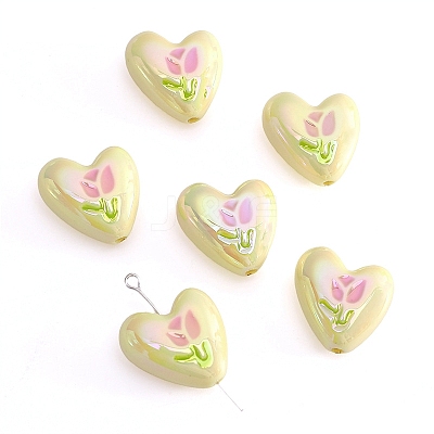 2Pcs UV Platings Acrylic Beads PW-WG22008-08-1