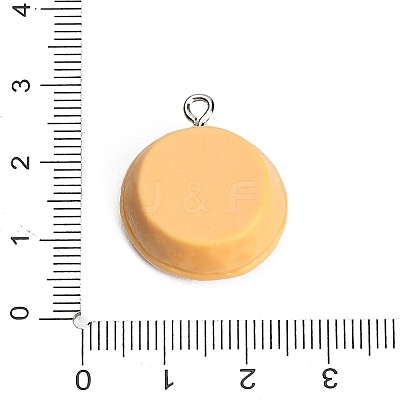 Resin with Alloy Pendants RE-CBA08CD-05B-1