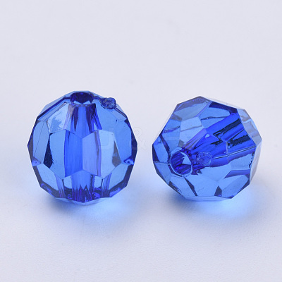 Transparent Acrylic Beads TACR-Q257-6mm-V44-1
