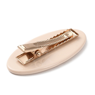 Oval with Word Love Resin Alligator Hair Clips LS-PHAR-D015-01E-1
