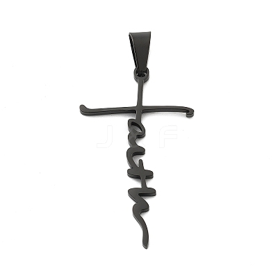 Ion Plating(IP) 304 Stainless Steel Pendants STAS-D179-13B-1