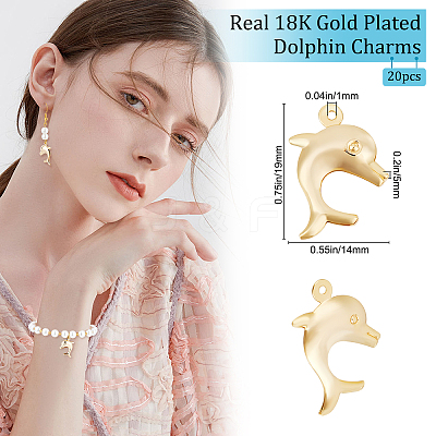 20Pcs Brass Pendants KK-BBC0002-91-1