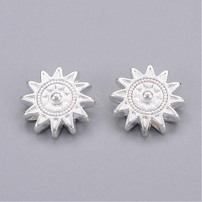 Tibetan Style Alloy Sun Beads TIBEP-GC188-S-RS-1