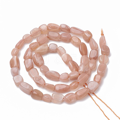 Natural Sunstone Beads Strands X-G-S290-04-1