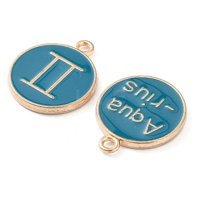 Alloy Enamel Pendants ENAM-S124-01A-05-1