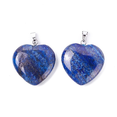 Natural Dyed Lapis Lazuli Pendants G-G956-B31-FF-1