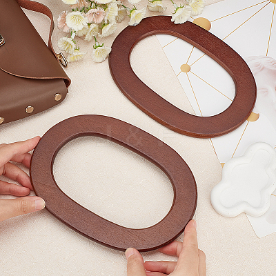 Wooden Bag Handles WOOD-WH0124-21-1