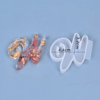 Letter DIY Silicone Molds DIY-I034-08W-1