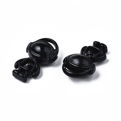 Spray Painted Alloy Pendants PALLOY-T077-163-1
