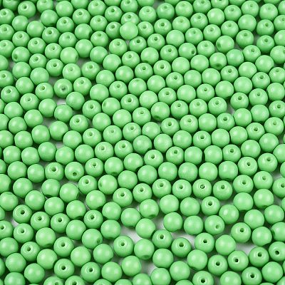Opaque Baking Paint Glass Beads DGLA-T004-02P-1