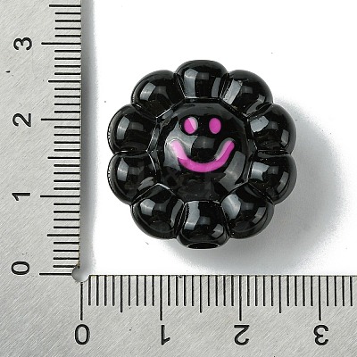 Dopamine Style Opaque Acrylic Beads SACR-Z002-01C-1