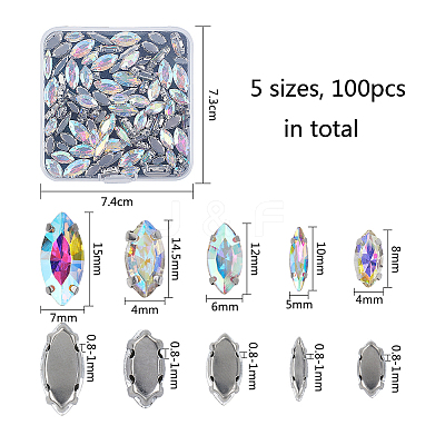 Sew on Rhinestone RGLA-OC0001-36-1