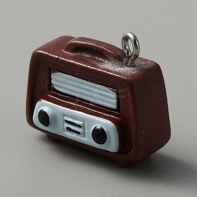 Opaque Resin Pendants RESI-TAC0002-73I-1