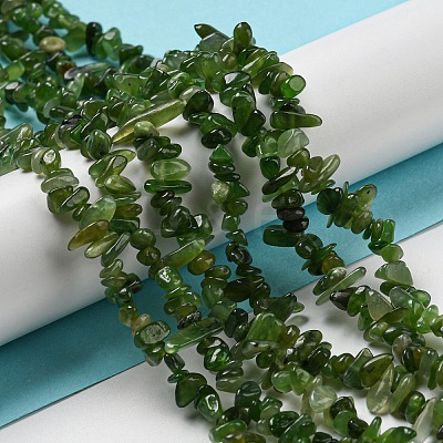 Natural Canadian Jade Beads Strands G-G0003-B38-1