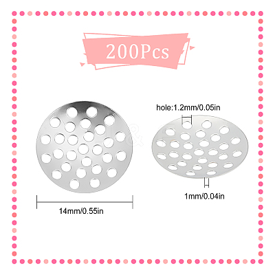 Iron Finger Ring/Brooch Sieve Findings IFIN-SC0001-34-1