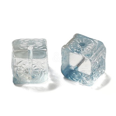 Transparent Glass Beads GLAA-D025-02B-1