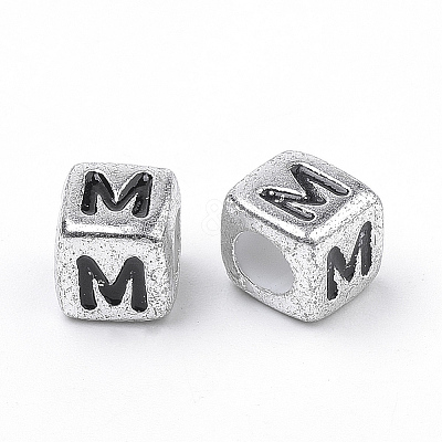 Plated Acrylic Beads X1-PB43C9308-M-1