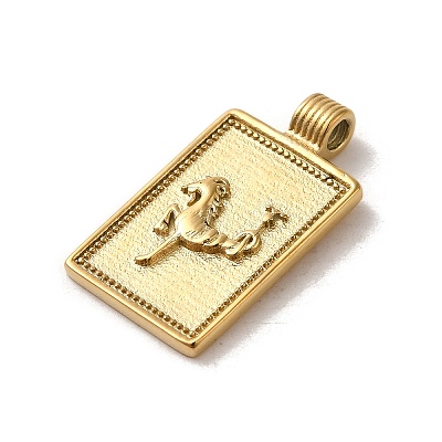 304 Stainless Steel Pendants STAS-L022-306G-08-1