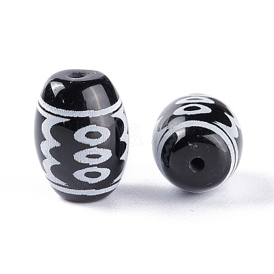 Tibetan Style dZi Beads TDZI-Z001-10-1