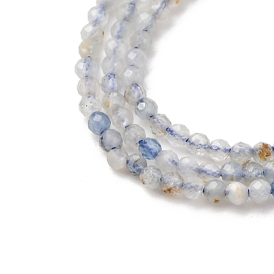 Natural Aquamarine Beads Strands G-RM2025-A46-2mm-B-1
