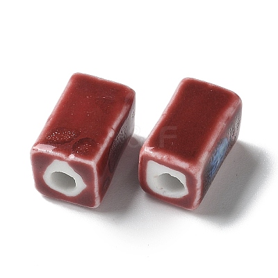 Handmade Porcelain Beads PORC-L080-D03-1