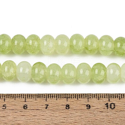 Baking Paint Crackle Glass Beads Strands DGLA-N020-01A-01-1