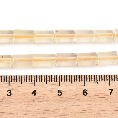 Heated Natural Lemon Quartz Beads Strands G-F832-B01-01-1
