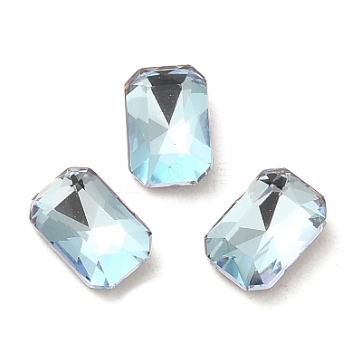 Glass Rhinestone Cabochons RGLA-P037-04A-D202-1