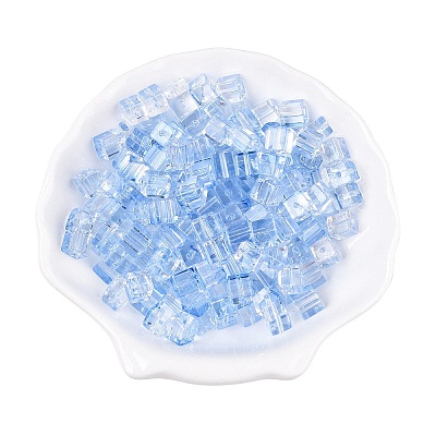Baking Paint Transparent Glass Beads DGLA-N005-01A-03-1