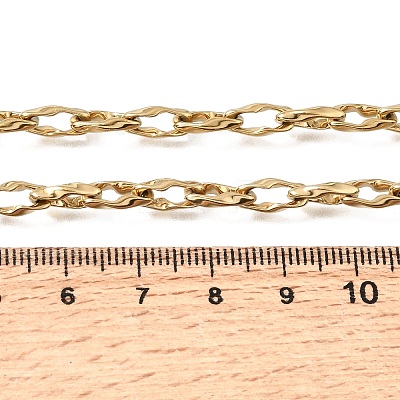 5MM 304 Stainless Steel Twisted Oval Link Chain Necklaces for Man and Women SA-CBAB767-18B-G-1