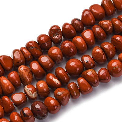 Natural Red Jaseper Beads Strands G-RM250109-B5-1