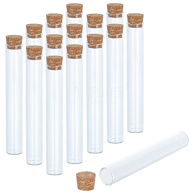 15Pcs Glass Bottle Bead Containers AJEW-OC0014-53-1